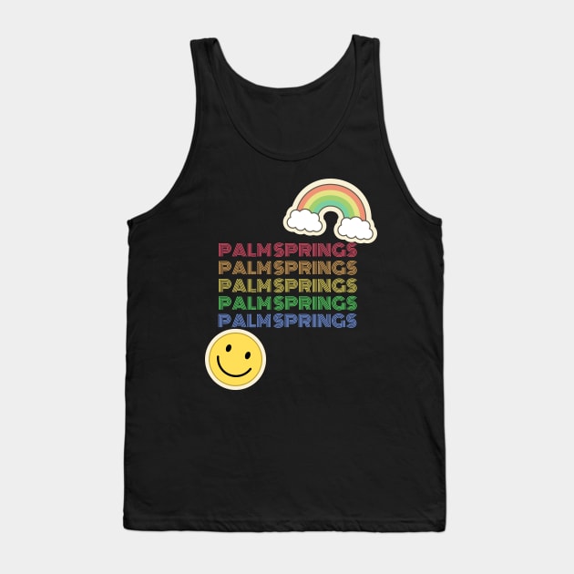 Palm Spring Proud Tank Top by TJWDraws